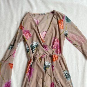 Flowy Floral Spring Dress: Charlotte Russe Small